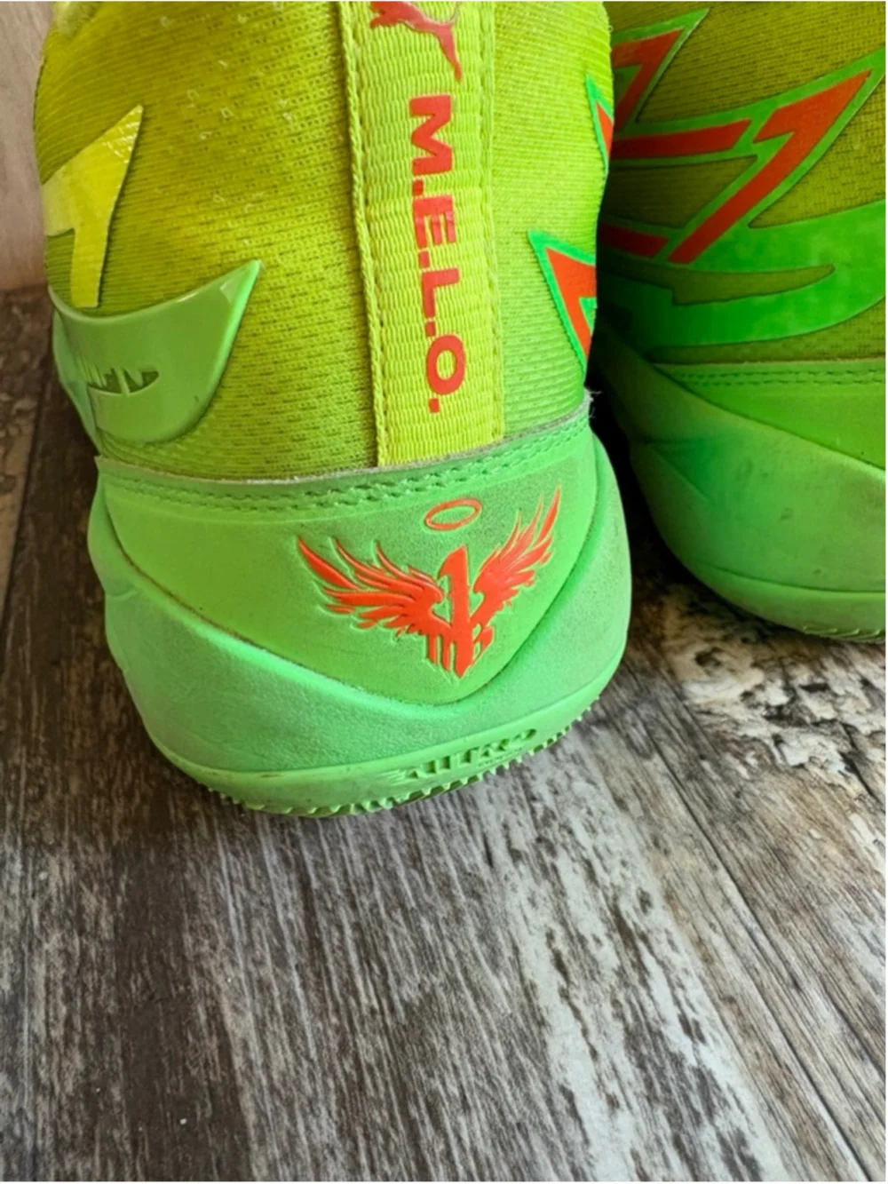 Puma x LaMelo Ball Nickelodeon Slime Basketball Sneakers Neon Green